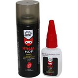 Selsil Ninja 400 ml Hızlı Yapıştırıcı Sprey ve 100 gr Aktivatör Şeffaf Renkli Suya Dayanıklı - 290 ml