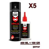 Selsil Ninja Hızlı Yapıştırıcı 400 ML+100 Gr (5 Adet)