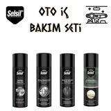 Selsil Oto İç Bakım Seti 4 Parça Klima-torpido-kemer-silikon Spreyi