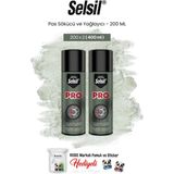 Selsil Pas Sökücü ve Yağlayıcı 200 ml 2 Adet ve Rosie Pamuk - Şeffaf
