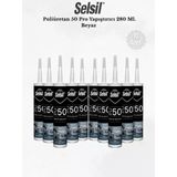 Selsil Poliüretan Beyaz Mastik 280 Ml - 10 Adet