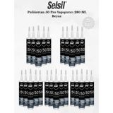 Selsil Poliüretan Beyaz Mastik 280 Ml - 25 Adet