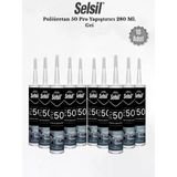 Selsil Poliüretan Gri Mastik 280 Ml - 10 Adet