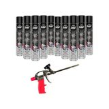 Selsil Pu Tabancalı Yapıştırıcı Köpük 750 Ml. 10 Adet ,Demir Köpük Tabancası