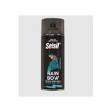 Selsil Rainbow Akrilik Sprey Boya, 9005 Parlak Siyah, 400ml