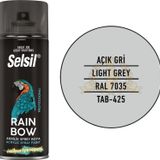 Selsil Rainbow Akrilik Sprey Boya Açık Gri 400 Ml. - RAL7035