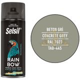 Selsil Rainbow Akrilik Sprey Boya Beton Gri 400 Ml. - RAL7023