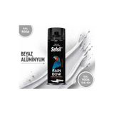 Selsil RAİNBOW AKRİLİK SPREY BOYA BEYAZ ALÜMİNYUM RAL 9006 (400ML)