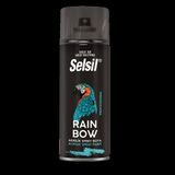 Selsil Rainbow Akrilik Sprey Boya - Beyaz Mat 400 ml - Şeffaf