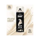 Selsil RAİNBOW AKRİLİK SPREY BOYA FİLDİŞİ KREM RAL 1015 (400 ML)