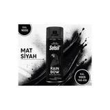 Selsil RAİNBOW AKRİLİK SPREY BOYA MAT SİYAH RAL 9005 (400ML)