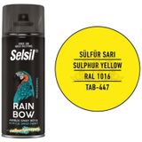 Selsil Rainbow Akrilik Sprey Boya Sülfür Sarısı 400 ML - Ral1016