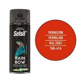 Selsil Ral2002 400 ml Kırmızı Vermilion Sprey Boya