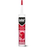 Selsil Rtv Yüksek Isıya Dayanıklı Silikon Kırmızı 310 ml (1 Koli - 25 Adet)