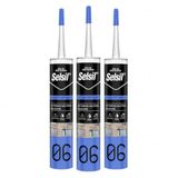Selsil Şeffaf Nötr Dış Cephe Silikonu 300 ml UV Dayanımlı Cam Pvc Beton Derz Dolgu Mastiği (3)