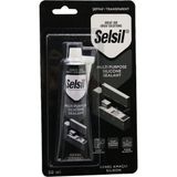 Selsil SELSİL-2550 Şeffaf ve Transparent ve Tüp Silikon 50ML Genel Amaçlı - 12'li Paket