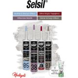 Selsil Silikon Ailesi 4 'lü ve Rosie Pamuk - Şeffaf - 240 ml