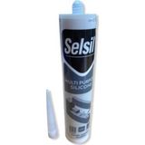 Selsil Silikon Genel Amaçlı Su Gecırmez 280 gr (Şeffaf) - 240 ml