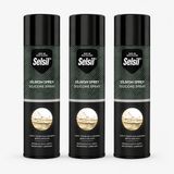Selsil Silikon Sprey 500 ml Şeffaf Yağlayıcı Su İtici ve Ses Önleyici Bakım Spreyi 3 Adet