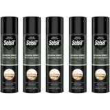 Selsil Silikon Sprey 500 ml Şeffaf Yağlayıcı Su Itici ve Ses Önleyici Bakım Spreyi 5 Adet
