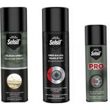Selsil Silikon Sprey 500ML, Selsil Pas Sökücü 200ML, Selsil Fren Balata Spreyi 500ML - Şeffaf - 500 ml