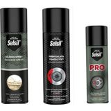 Selsil Silikon Sprey 500ML, Selsil Pas Sökücü 200ML, Selsil Fren Balata Spreyi 500ML - Şeffaf - 500 ml
