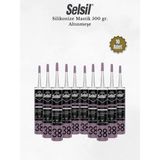 Selsil Silikonize Altınmeşe Mastik 500 gr - 10 Adet