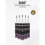 Selsil Silikonize Altınmeşe Mastik 500 Gr. 5 Adet