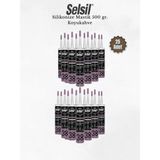 Selsil Silikonize Koyukahverengi Mastik 500 Gr. - 25 Adet