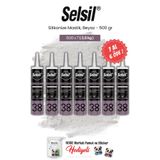 Selsil Silikonize Mastik, 500 gr, Beyaz 7 AL 6 ÖDE ve rosie pamuk