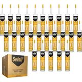 Selsil Silikonize Mastik Beyaz 500 gr 25 Adet
