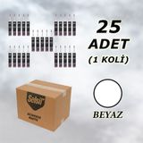 Selsil Silikonize Mastik Beyaz 500 gr (52083) 25 Adet ( 1 Koli )
