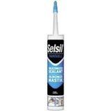 Selsil Silikonize Mastik Beyaz 500GR (5 Adet)