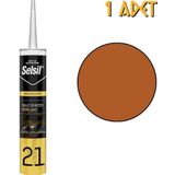 Selsil Silikonize Mastik BRONZ 500 gr. - 1 Adet