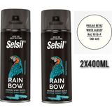 Selsil Sprey Boya Parlak Beyaz Ral 9010-P Tab -405 2 x 400 ml