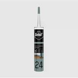 Selsil Strafor & Süpürgelik Yapıştırıcı Silikon, 300 Ml - Beyaz
