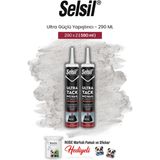 Selsil Ultra Güçlü Yapıştırıcı 290 Ml, 2 Adet ve Rosie Pamuk - Şeffaf