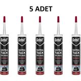 Selsil Ultra Tack Beyaz Silikon 290 ml 5 Adet - 1 - Şeffaf - 1 Adet