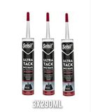 Selsil Ultra Tack Nonaıl Ultra Güçlü Yapıştırıcı Beyaz 3 X290ML Yüksek Mukavemetli ve Kokusuz