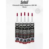 Selsil Ultratack Süper Güçlü Yapıştırıcı Beyaz 290 Ml. - 5 Adet