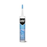 Selsil Yağmura Dayanıklı Beyaz Mastik 310ML Tek Bileşenli Su Geçirmez Akrilik Malzeme