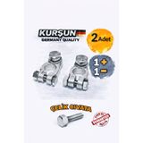 SELTEL Kurşun Kutup Başı 10mm Takım (+)(-) Krom Civatalı Marin Akü Kutupbaşı 2 ADET