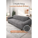 seltenet Welsoft 3 Kişilik Kanepe Örtüsü | Lastikli Koltuk Örtüsü | Koltuk Kılıfı çekyat örtüsü