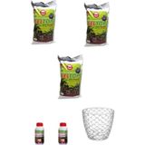 Seltop Mynil Torf 5Lt 3 Adet+Bitki Besini 2 Adet+Şeffaf Saksı