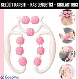 Selülit Gidericı Masaj Aleti Kas Gevşetıcı Ayarlanabilir Bacak Kol Selülit Gidericı Lenf Drenaj Rulo