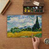 Selvi Buğday Tarlası - Van Gogh Tasarımı 240 Parça Ahşap Puzzle Ahşap Kutuda MP03878