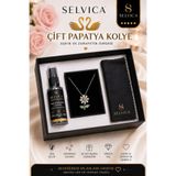 Selvica 316L Çelik Papatya Kolye Ve 316L Çelik Takı Temizleme Losyon Seti | 316L Çelik Takı Temizleme Losyonlu Kolye Seti | Sevgiliye Hediye Seti