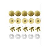SEM AKSESUAR Örgü Çantaya Mıknatıslı Çıtçıt Light Gold 50’li Paket