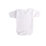 Sema Baby 0-3 Ay Beyaz Yarım Kol Body