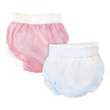 Sema Baby 16-22 kg Beyaz Pembe 2'li Lüks Alıştırma Külodu